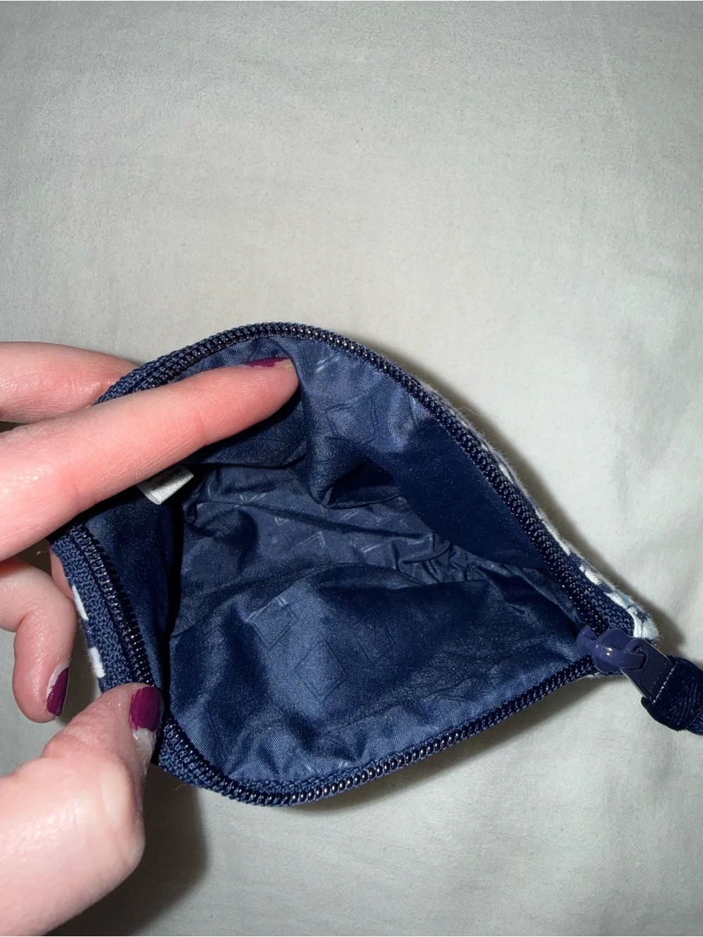 Vera Bradley Steel Blue Medallion Pouch